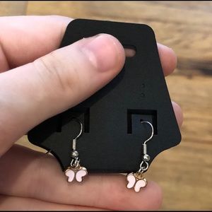 Butterfly, flower, whale + unicorn earrings bundle